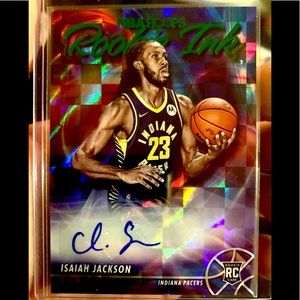 2021-22 Panini Hoops Isaiah Jackson RC Autograph